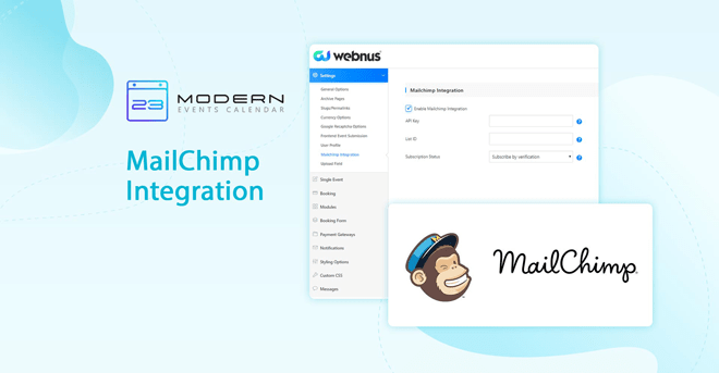 Modern Events Calendar - Mailchimp Integration | Best Event Management Software