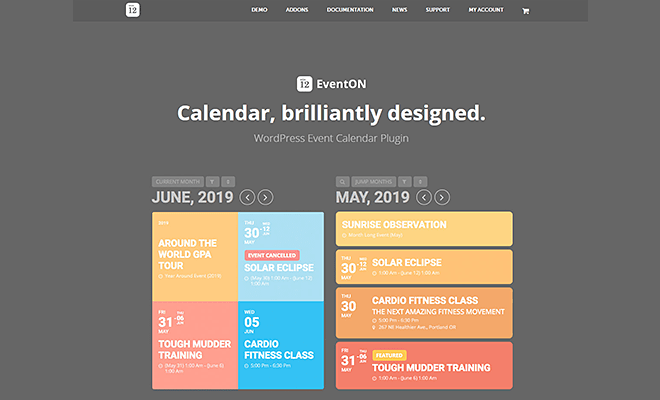 EventOn | Best WordPress Event Calendar Plugins