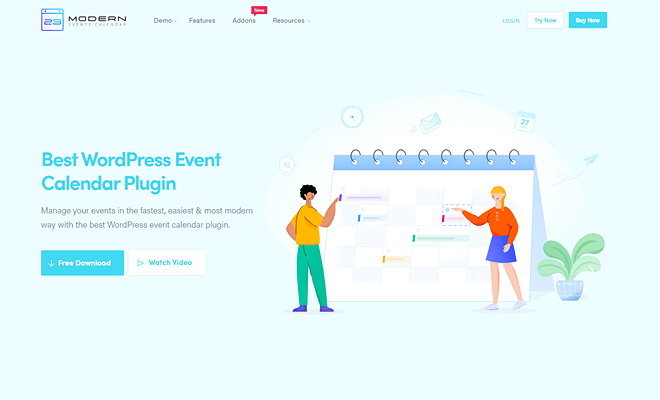 Modern Events Calendar | Best WordPress Event Calendar Plugins & Themes