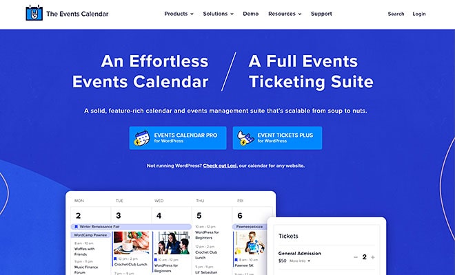 The Events Calendar | Best WordPress Event Calendar Plugins