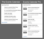 The Events Calendar - Upcoming Events