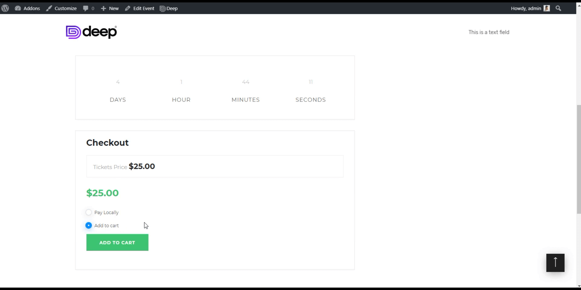 WooCommerce In den Warenkorb | Modern Events Calendar