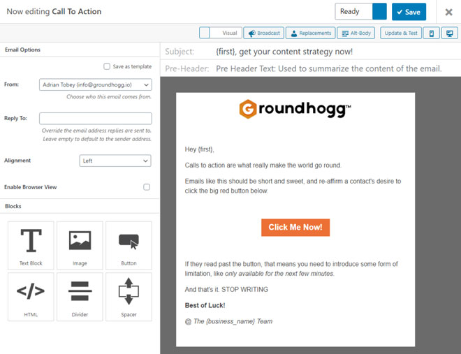 Groundhogg – Marketing Automation & CRM - WordPress CRM Plugins