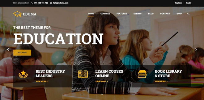 eduma education learning theme