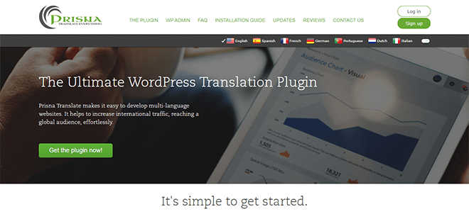 Google Language Translator plugin by GTranslate homepage