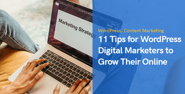 11 Tips for WordPress Digital Marketers to Grow Their Online Brand