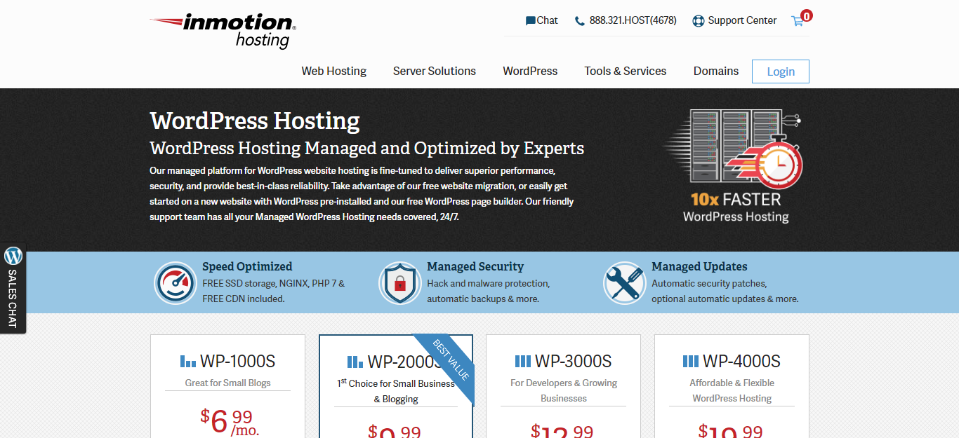 inMotion | Best WordPress Hosting Services 2020