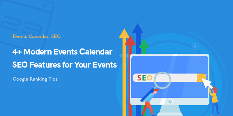 4+ Modern Events Calendar SEO-funktioner för dina evenemang