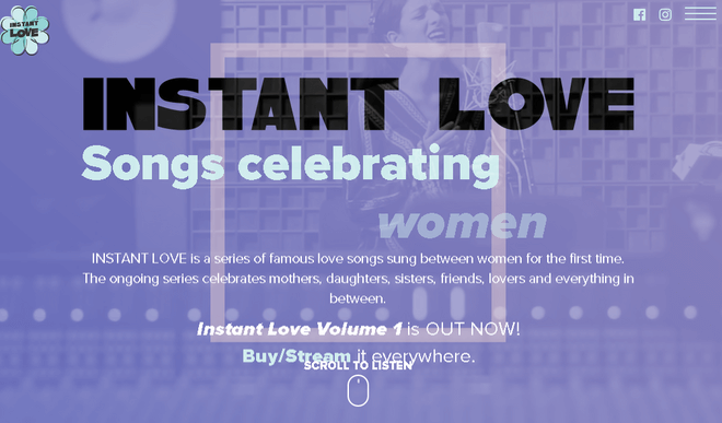 Instant Love Music Website | Wow Your Customers Online
