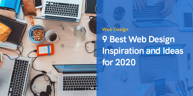 9 bästa webbdesigninspiration och idéer för 2020