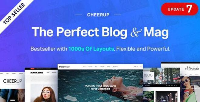 Wordpress Personal Blog Cheerup