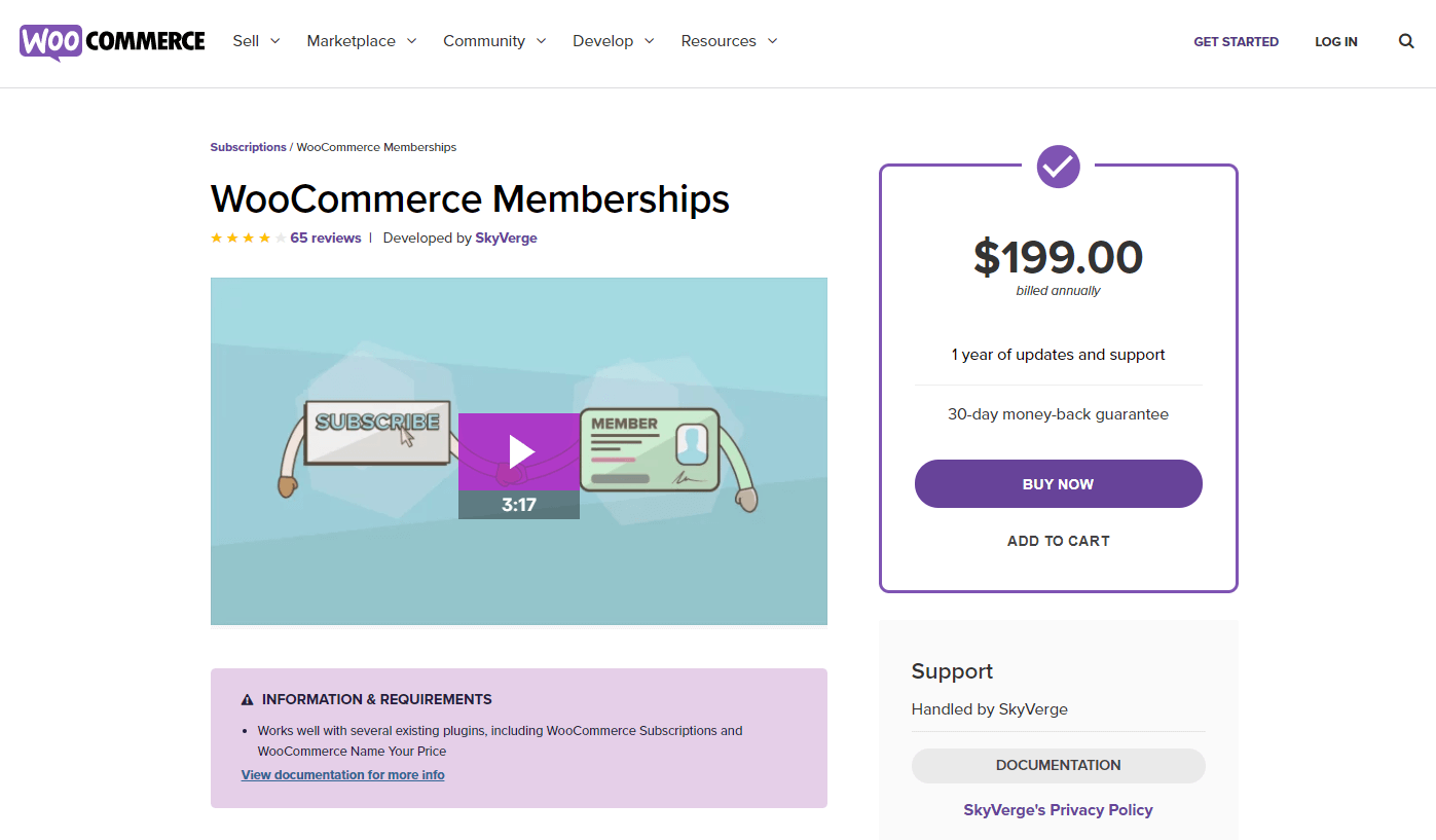 WooCommerce Plugins Memberships