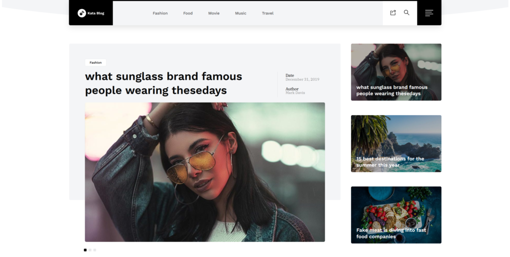 kata themes: Best Free WordPress News Themes