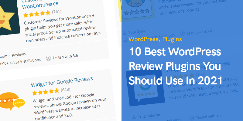 Top 10 beste WordPress Review-plug-ins die u in 2021 zou moeten gebruiken