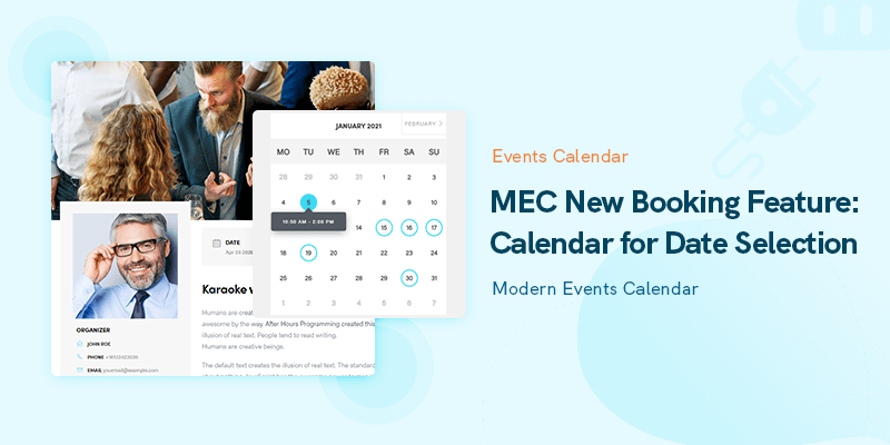 MEC New Booking Feature: Calendar for Date Selection