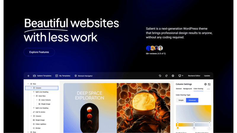 Salient - responsive wordpress themes
