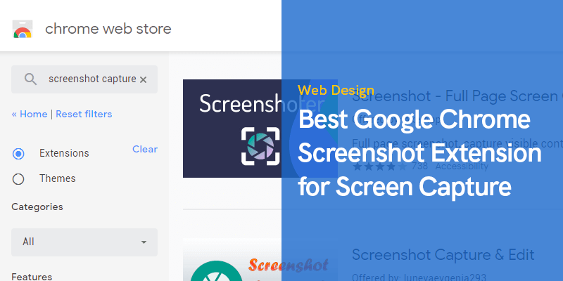 awesome screenshot capture chrome extension