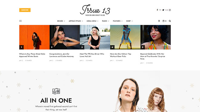 The Issue | Best Premium WordPress Magazine Theme