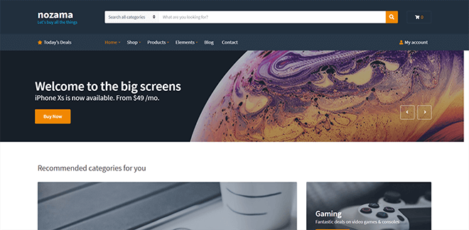 Nozama | Premium Responsive WordPress Themes