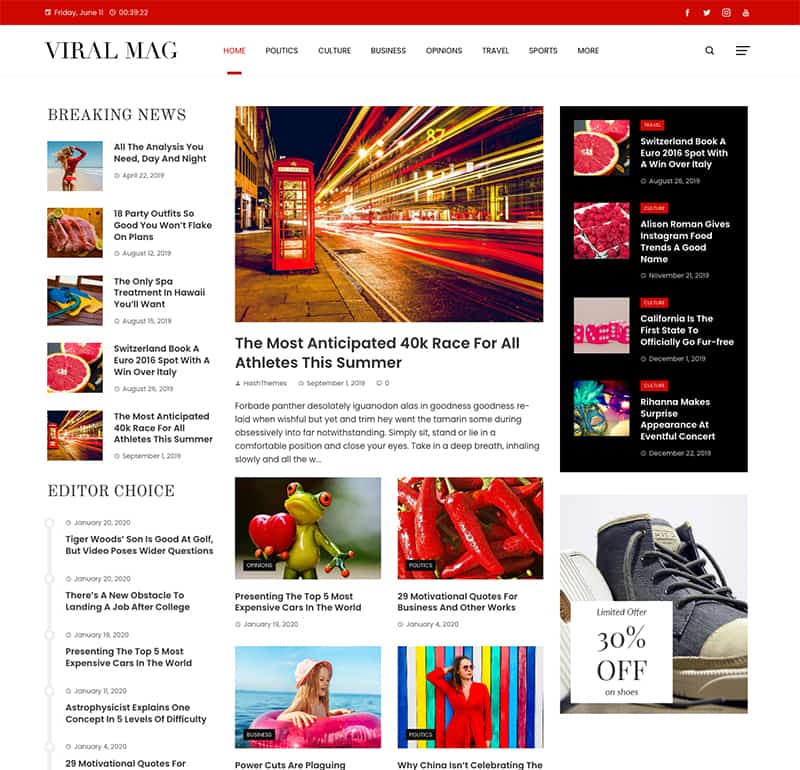 viral mag theme