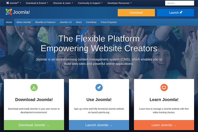 Joomla | Las mejores alternativas de WordPress
