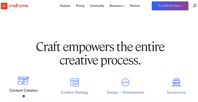 Craft CMS | Las mejores alternativas de WordPress
