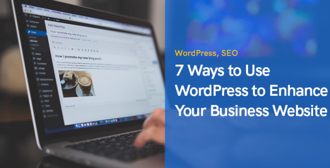 7 Ways to Use WordPress to Enhance Your Business Website