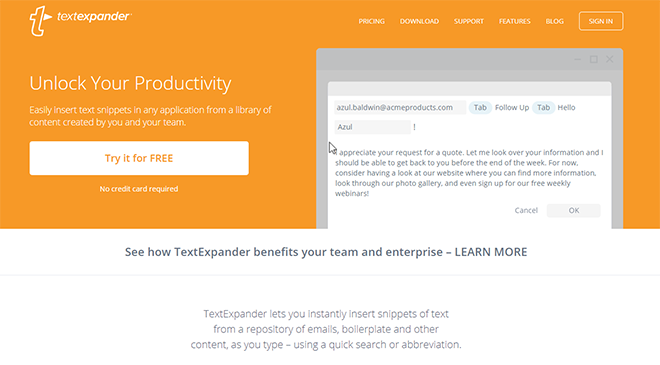 Textexpander | WordPress Plugins No Freelancer Should Live Without