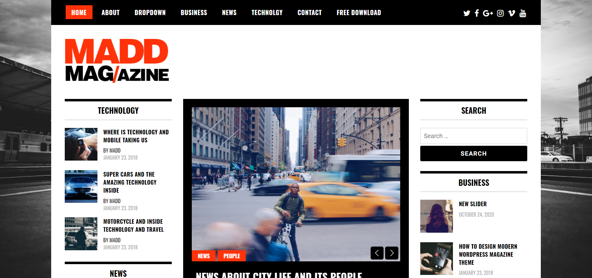 Mad Magazine WordPress Theme