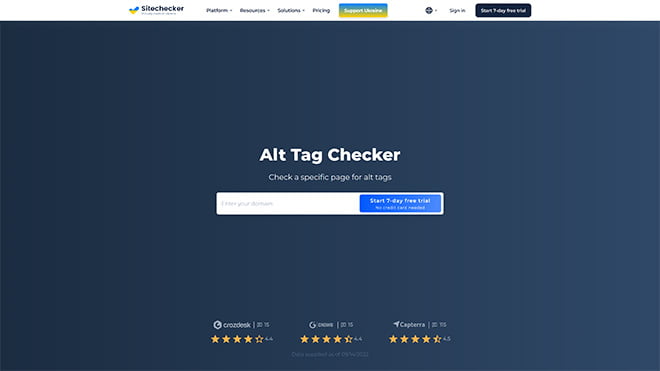 Alt tag checker