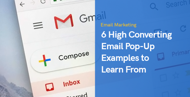 6 High Converting Email Popup Examples to Learn From