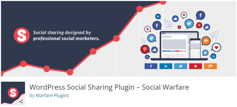 Плагин Social Warfare-WordPress
