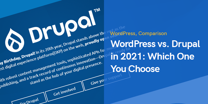 WordPress kontra Drupal w 2021 roku: który wybrać