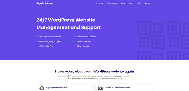 24_7 WordPress Website Management and Support - superbthemes.com