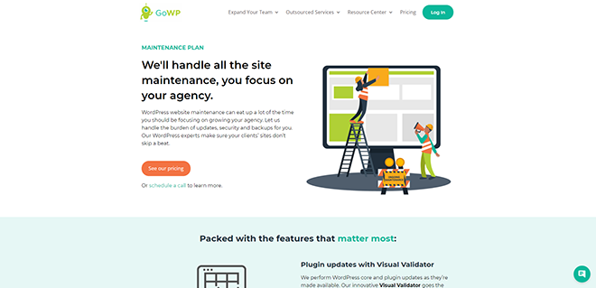 Plans de maintenance WordPress en marque blanche - gowp.com