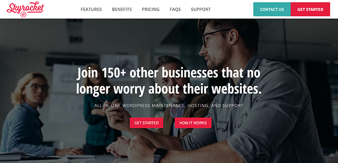 Service de maintenance, assistance et hébergement WordPress - SkyrocketWP_ - skyrocketwp.com