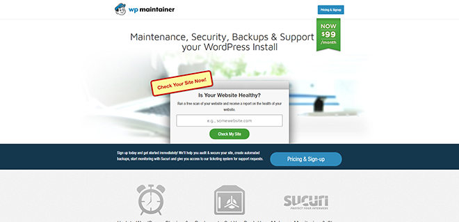 Package d'assistance pour les mises à jour, les sauvegardes et la maintenance de WordPress_Plan_ - wpmaintainer.com
