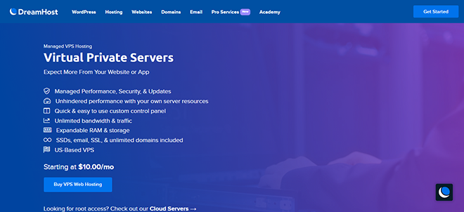 VPS DreamHost