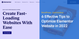 6 Effective Tips to Optimize Elementor Website in 2023