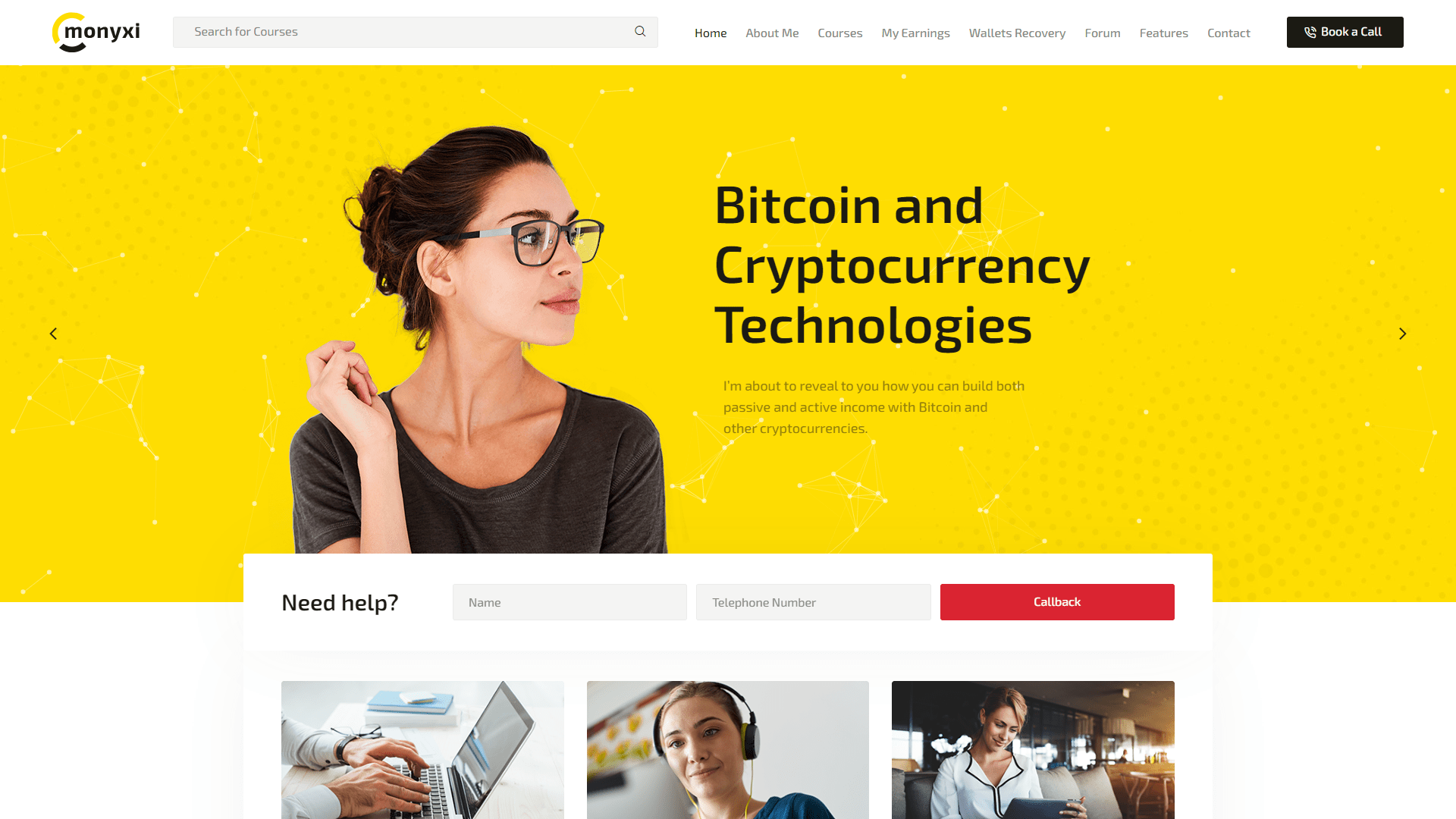 قالب Monyxi NFT WordPress