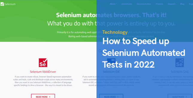 How to Speed up Selenium Automated Tests in 2022