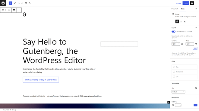 Gutenberg-Blöcke