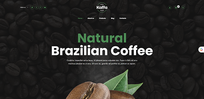 Kaffa – Coffee WordPress Theme