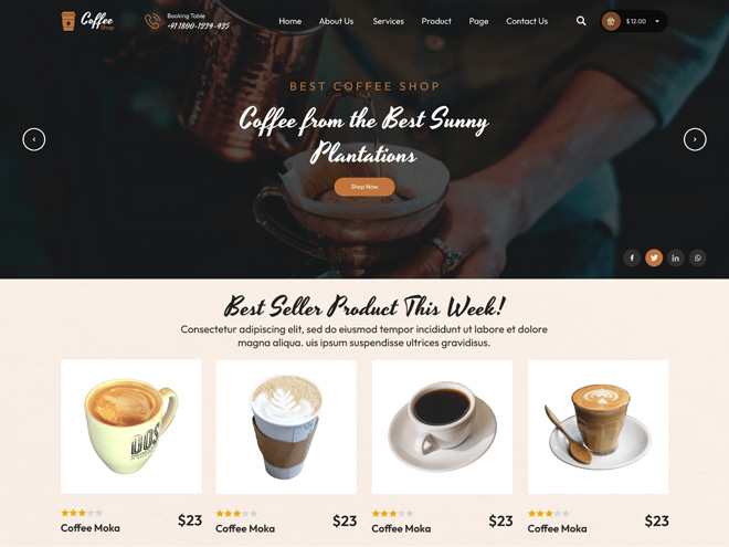 barista theme