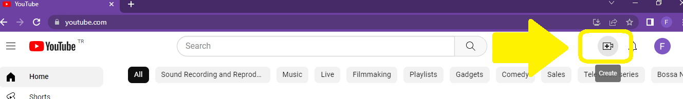 Lade ein Video auf YouTube Shorts hoch