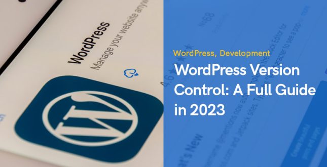wordpress version control