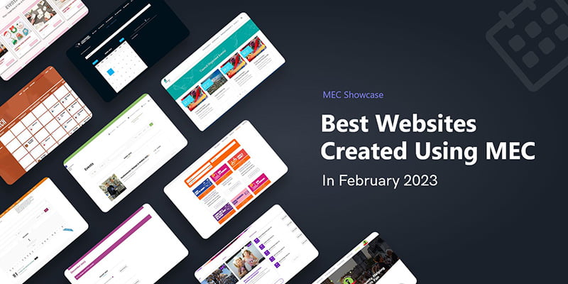 Die besten Websites, die im Februar 2023 mit MEC erstellt wurden