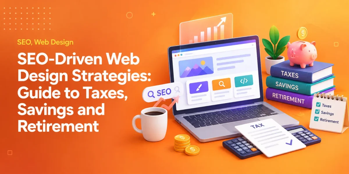 SEO-Driven Web Design Strategies: Guide to Taxes, Savings and Retirement, Best Practices