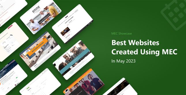 Top 10 Event Websites Created Using MEC in May 2023