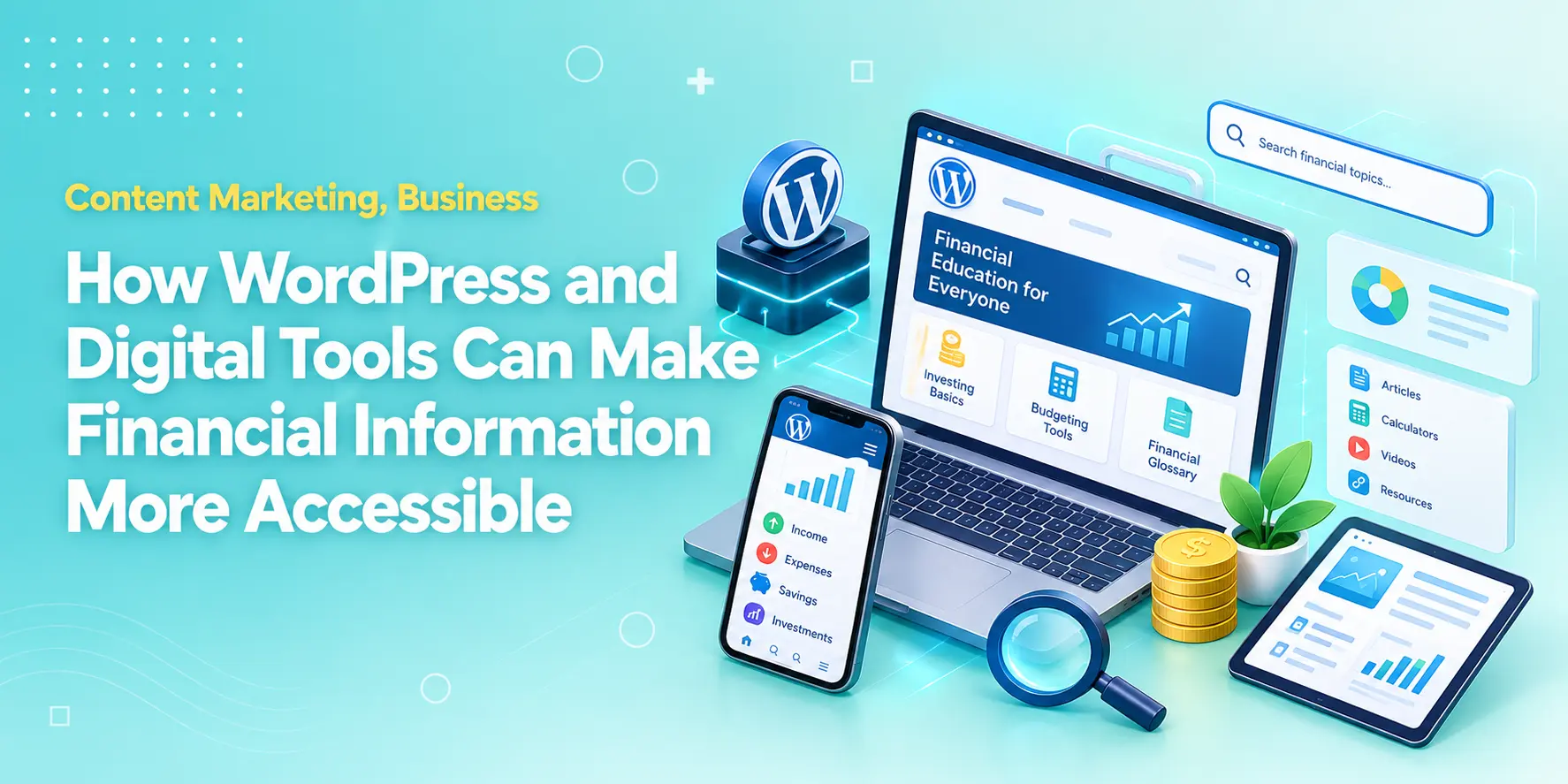 9 Ways to Create Accessible Web Content - financial information